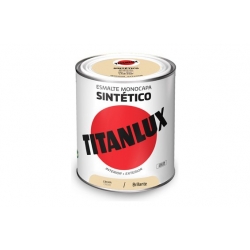 Esmalte sintetico titan brillo 0586 750 ml crema