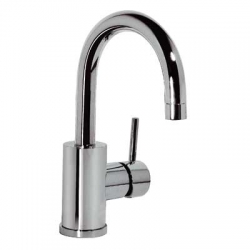 Monomando lavabo tres alplus caÑo curvo 274 mm cromo 203.703.01