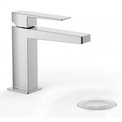 Monomando lavabo tres exclusive slim maneta 160 mm desagÜe automatico 202.103.01.d