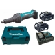 Amoladora recta makita dgd800rtj 18v litio-ion 2 baterias 5.0 ah