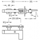 Monomando ducha y bañera slim tres mural 265mm acero 20217001ac
