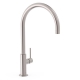 Monomando lavabo tres study maneta lateral xxl 418mm acero 26290401ac