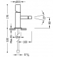 Monomando bide tres exclusive study volante acero 06112001ac