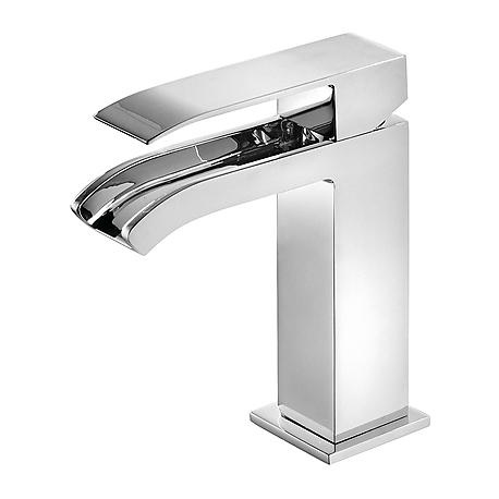 Monomando lavabo tres cuadro caÑo cascada libre maneta 006.110.01d con desagÜe automatico