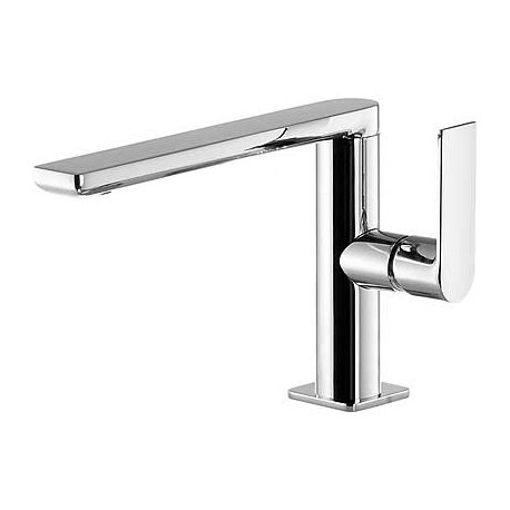 Monomando lavabo tres exclusive loft caño recto 170 mm acero 20020501ac