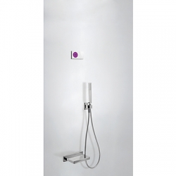 Termostatica kit baÑera electronico tres exclusive shower technology cromo 092.865.56