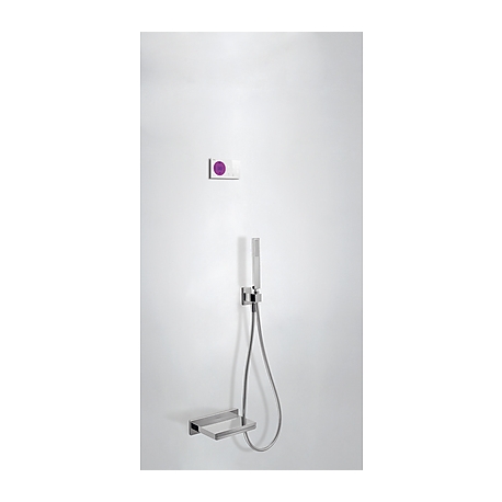 Termostatica kit baÑera electronico tres exclusive shower technology cromo 092.865.56