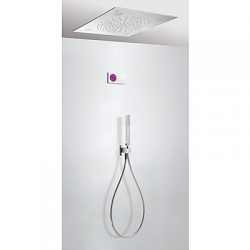 Termostatica kit ducha electronico tres exclusive cromoterapia shower technology cromo 092.865.62