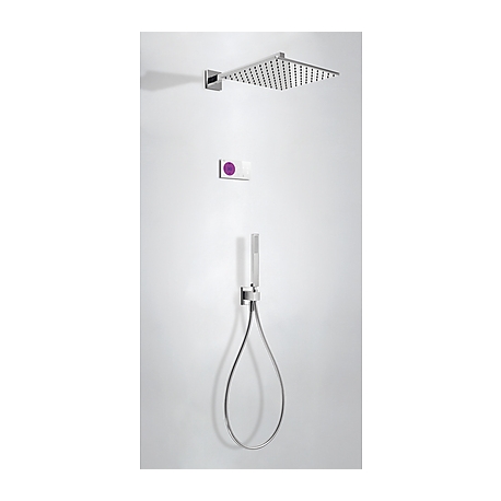 Termostatica kit termostatica ducha electronico tres exclusive shower technology cromo 092.865.63