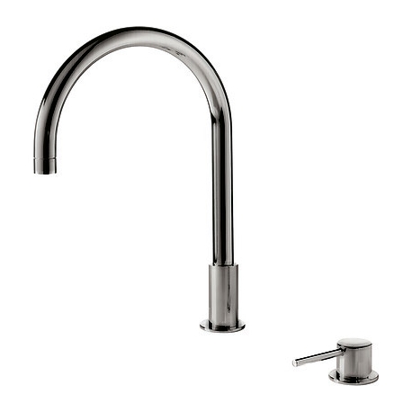 Monomando lavabo repisa tres exclusive study 373mm acero 26110501ac