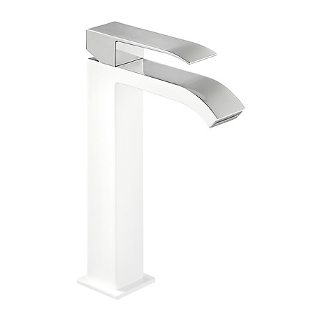 Monomando lavabo tres exclusive cuadro maneta 241mm blanco 00661001bl