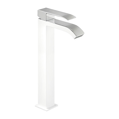 Monomando lavabo tres exclusive cuadro maneta 318mm blanco 00681001bl