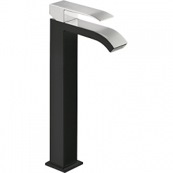 Monomando lavabo tres exclusive cuadro maneta 318mm negro 00681001ne