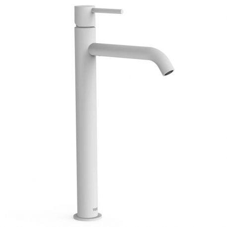 Monomando lavabo tres study xxl 385mm blanco mate 26230801bm