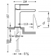 Monomando lavabo tres exclusive loft maneta blanco 20010301bl