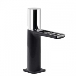 Monomando lavabo tres exclusive loft colors caño abierto 171mm negro 20011002ne