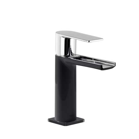 Monomando lavabo tres exclusive loft colors caño abierto 154mm negro 20011001ne