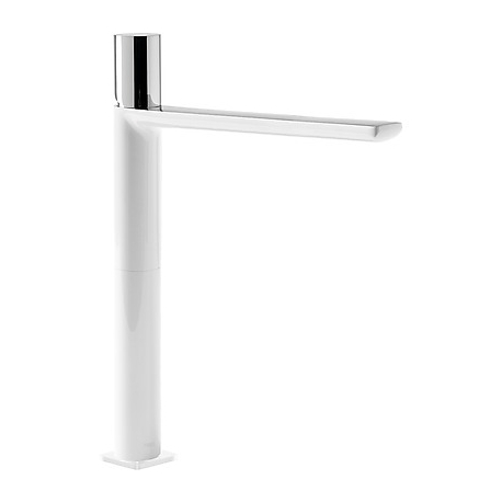 Monomando lavabo tres exclusive loft colors volante 355mm blanco 20020306bl