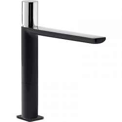 Monomando lavabo tres exclusive loft maneta 241mm negro 20020303ne