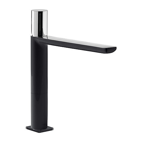 Monomando lavabo tres exclusive loft maneta 241mm negro 20020303ne