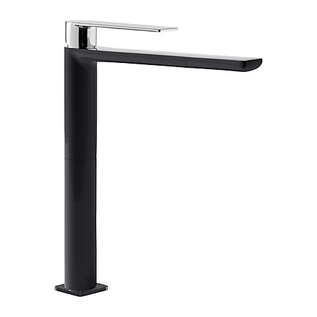 Monomando lavabo tres exclusive loft colors maneta 328mm negro 20020305ne