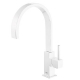 Monomando cocina tres exclusive cuadro vertical blanco 030.498.bm