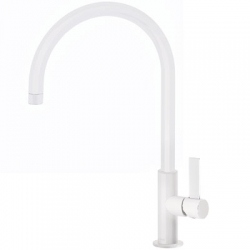 Monomando cocina tres exclusive class fregadero vertical blanco mate 205.440.01.bm