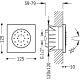 Jet ducha empotrado tres hidromasaje 91.07.515