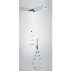 Termostatica kit ducha electronico tres exclusive shower technology cromo 092.864.08