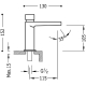 Monomando lavabo tres class temporizado mezclador cromo 205.112.02