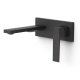Monomando lavabo tres exclusive slim empotrado 180mm negro mate 20230031nm