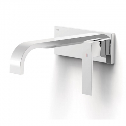 Monomando lavabo tres exclusive slim empotrado 180mm cromo 20230013