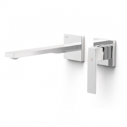 Monomando lavabo tres exclusive slim empotrado 240mm cromo 20230002