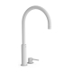 Monomando lavabo repisa tres exclusive study 453mm blanco mate 26110502bm