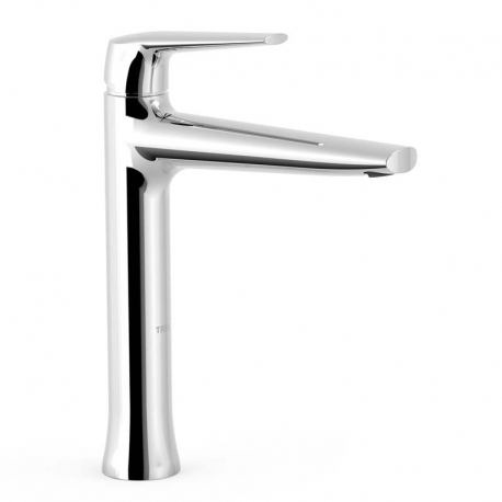 Grifo monomando lavabo tres fuji alto 266mm cromo 28120301