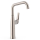 Grifo monomando lavabo tres fuji maneta lateral alto 328mm acero 28164701ac