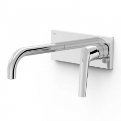 Monomando lavabo tres fuji empotrado 180mm cromo 28130003