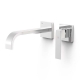 Monomando lavabo slim tres empotrado 240mm cromo 20230024