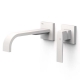 Monomando lavabo slim tres empotrado 240mm blanco mate 20230004bm