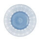 Plato llano acrilico 27 cm azul viba