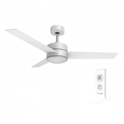 Ventilador de techo universal blue bora 4048w aspas reversibles 118cm 70w blanco