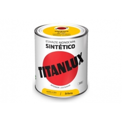 Esmalte sintetico titan brillo 0529 750 ml amarillo real