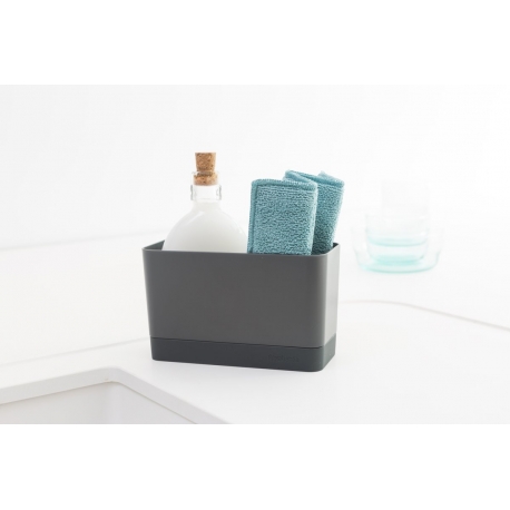 Organizador fregadero brabantia gris oscuro