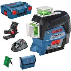 Nivel laser de puntos bosch gll 3-80 cg + bm 1 + l-boxx