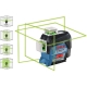 Nivel laser de puntos bosch gll 3-80 cg + tripode bt150+ l-boxx