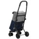 Carro compra play go four 2 y 4 ruedas plegable azul-gris