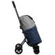 Carro compra play go four 2 y 4 ruedas plegable azul-gris