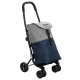 Carro compra play go four 2 y 4 ruedas plegable azul-gris