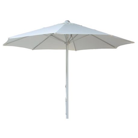 Parasol aluminio 300 cm blanco