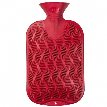 Bolsa agua caliente fashy goma inolora roja 2 l